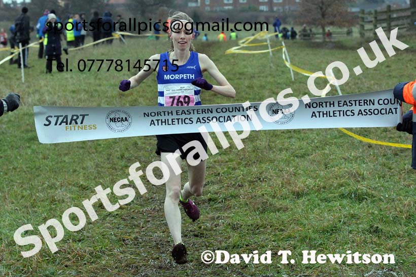 Senior women, 2021 North Eastern Cross Country Championships, Sedgefield. Photo: David T. Hewitson/Sports for All Pics